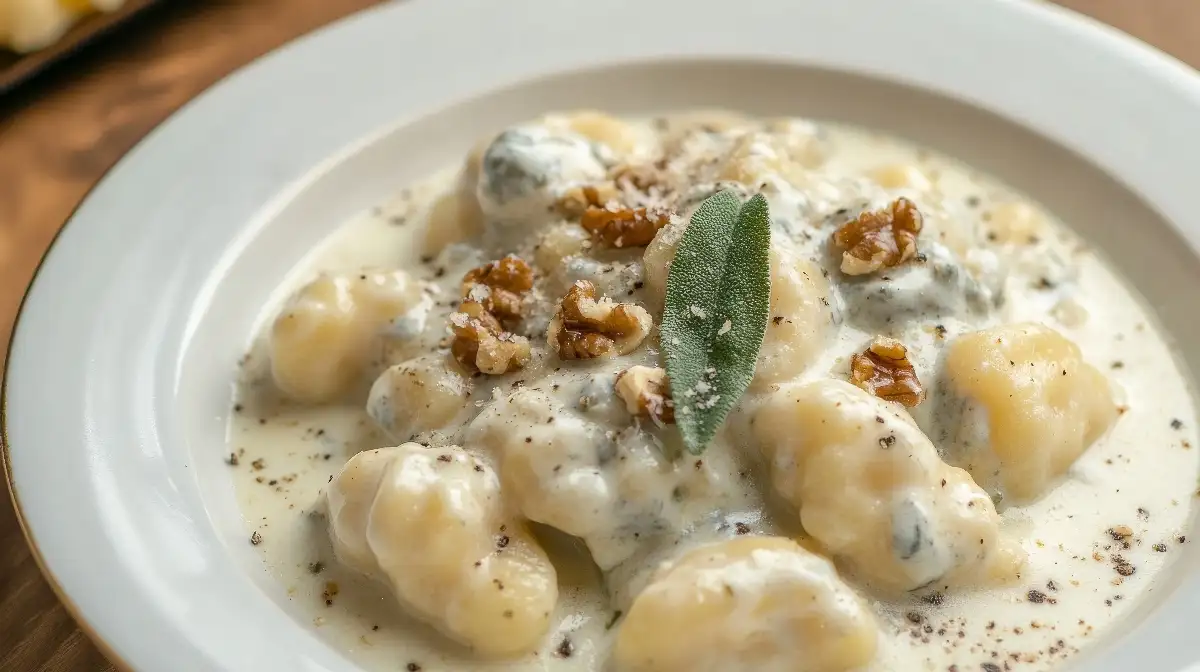 Gnocchi frais crème Gorgonzola